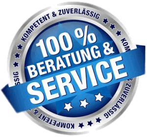 100% Beratung und Service